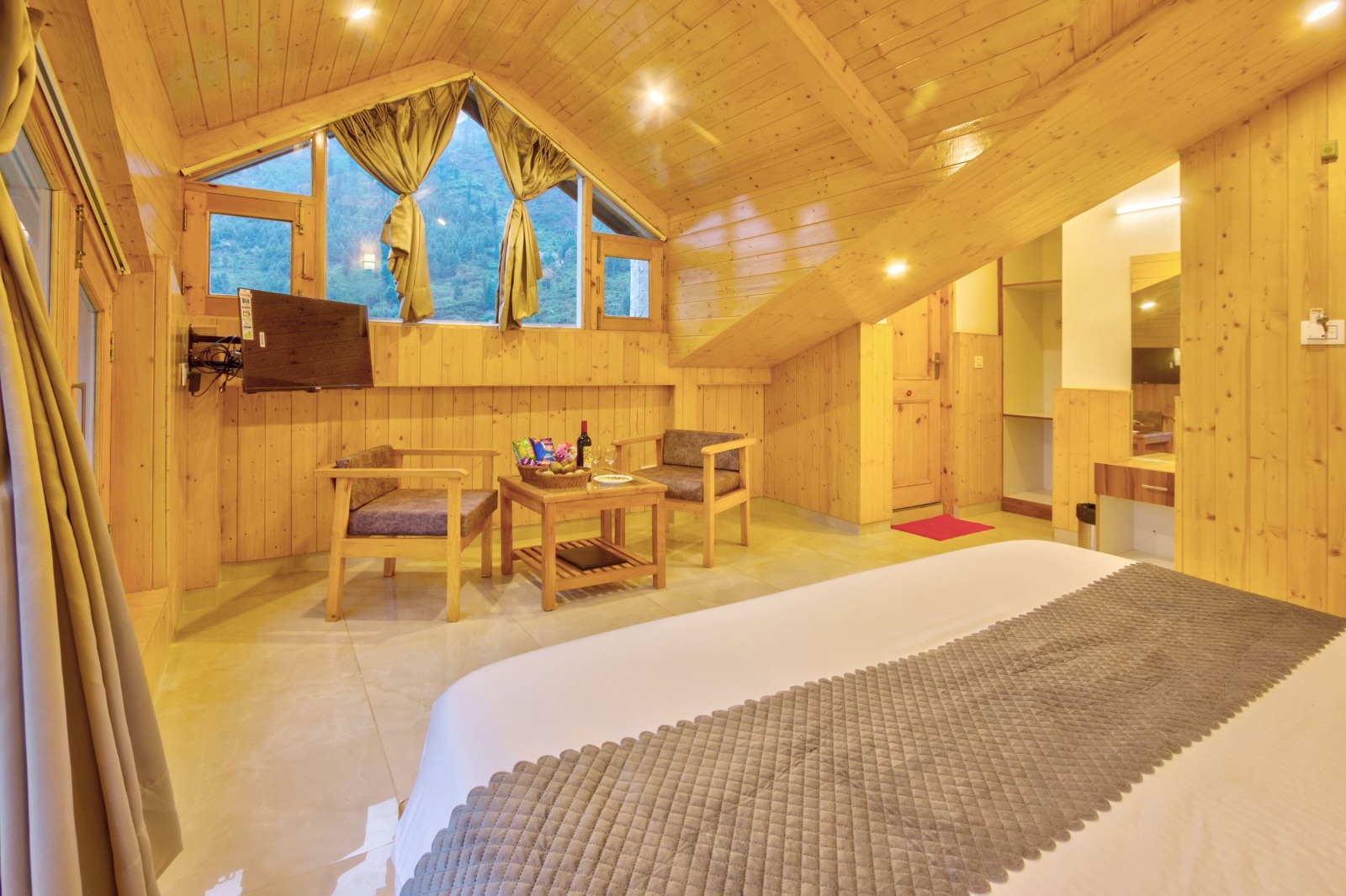 Wooden Attic exotic cottage