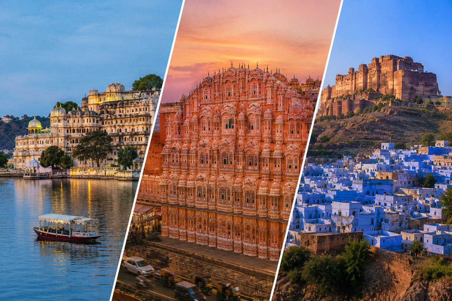 Classic Rajasthan Tour Package (Jaipur–Udaipur–Jodhpur)